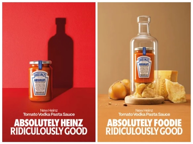 ▲ 하인즈 X 앱솔루트 컬래버레이션 캠페인. ⓒHeinz
