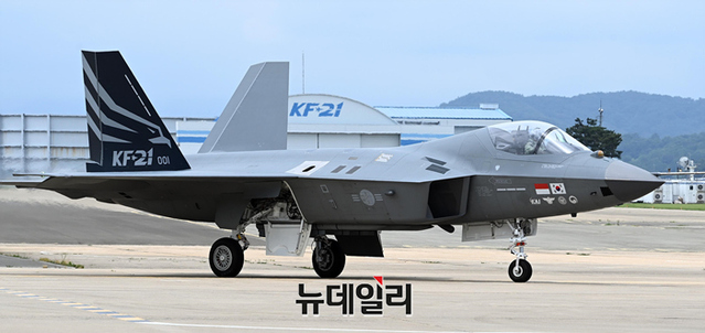 ▲ KF-21 시제 1호기 ⓒ정상윤 기자