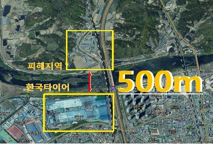 ▲ 청주시 현도면 피해지역.ⓒ박완희 의원 제공