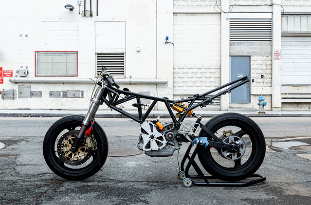 ▲ 수소오토바이. ⓒ두산모빌리티이노베이션