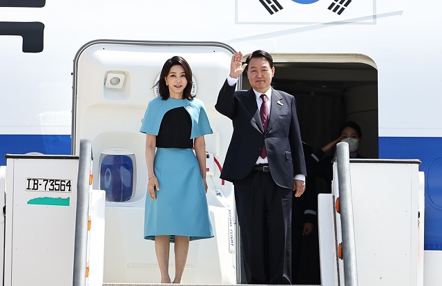 ▲ 윤석열 대통령과 부인 김건희 여사.ⓒ대통령실