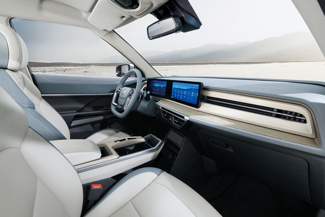 ▲ 토레스 EVX의 내부 인테리어 모습. ⓒKG모빌리티