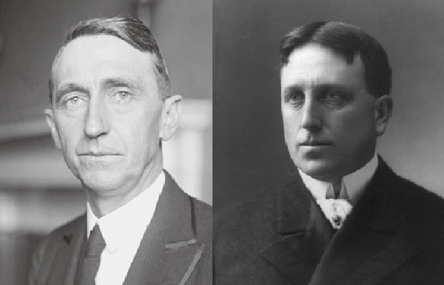 ▲ 이승만을 도와준 월터 조지 상원의원(왼쪽)과 언론재벌 허스트.(자료사진)