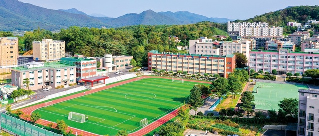 ▲ 양서고등학교 전경 모습. ⓒHL그룹