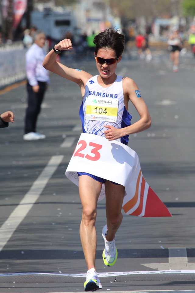▲ 국내 남자 1위를 차지한 삼성전자 전재원 선수.ⓒ대구시