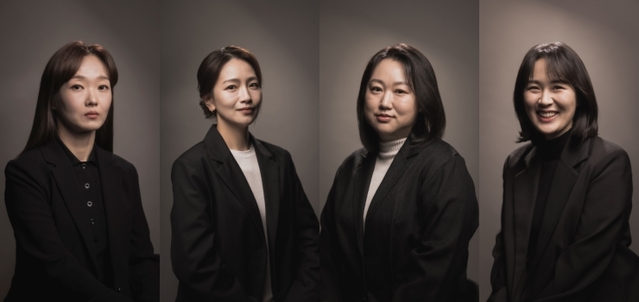 ▲ 좌측부터 이봉련·백은혜·이현진·이예지 배우.ⓒ우란문화재단