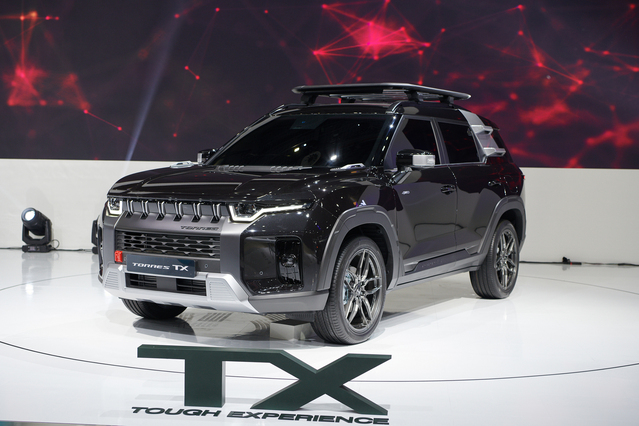 ▲ 토레스 TX 모습. ⓒKG모빌리티