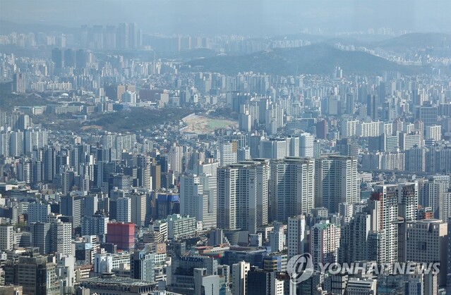 ▲ 서울 아파트단지 전경. ⓒ연합뉴스