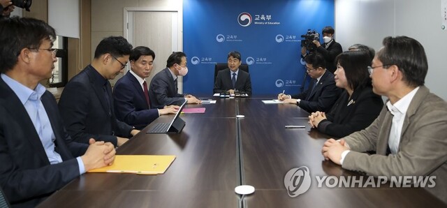 ▲ 이주호 사회부총리 겸 교육부 장관이 5일 서울 영등포구 한국교육시설안전원에서 열린 사교육비 경감을 위한 정책토론회에서 발언하고 있다. ⓒ연합뉴스