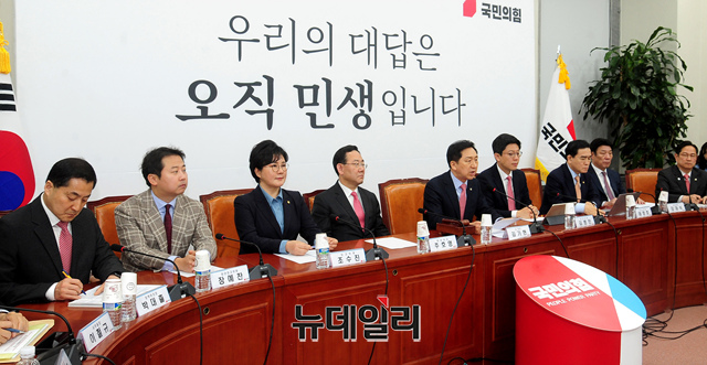 ▲ 김기현 국민의힘 대표가 6일 오전 국회에서 열린 최고위원회의에서 모두발언을 하고 있다.ⓒ이종현 기자