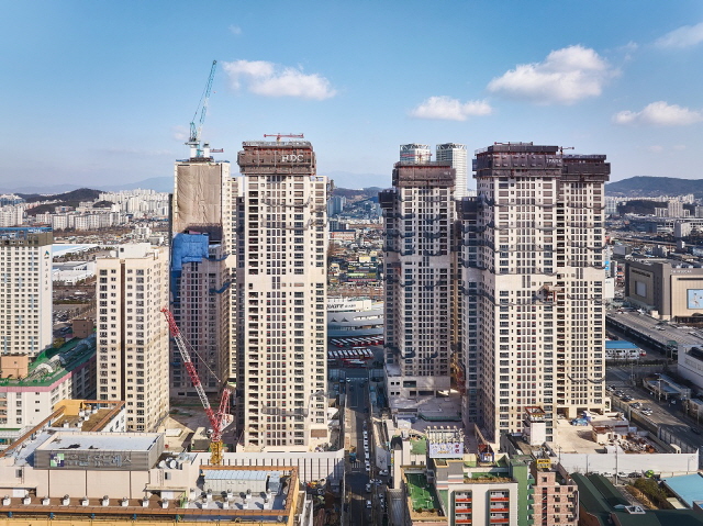 ▲ '광주 화정 아이파크' 현장. ⓒHDC현대산업개발