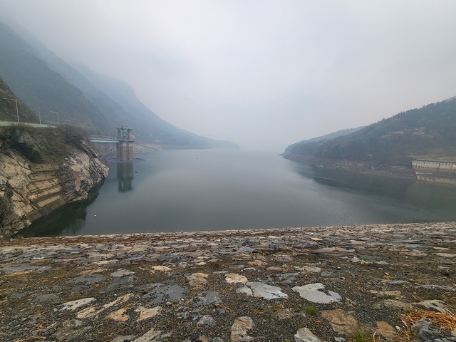 ▲ 최근 가뭄이 지속되면서 충남 보령댐의 수위가 크가 낮아졌다.ⓒ충남도