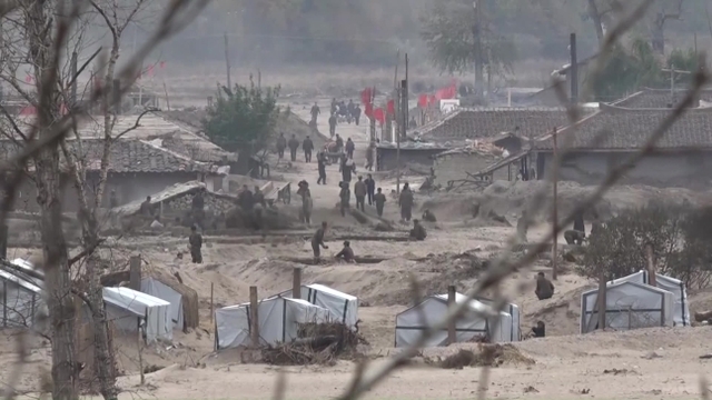 ▲ 열악한 북한 시골마을의 모습. ⓒKBS 남북의창 보도방송 캡처