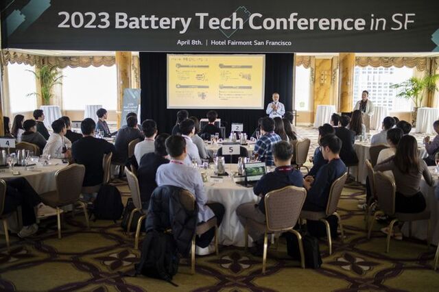 ▲ LG에너지솔루션이 8일(현지시간) 미국 샌프란시스코에서 글로벌 인재 채용 행사 BTC(Battery Tech Conference)를 개최했다. ⓒLG에너지솔루션 제공
