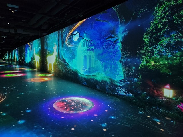 ▲ 몰입형 미디어아트 ‘상상나래존’.ⓒ한울본부