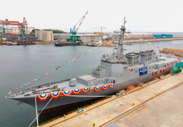▲ 차세대 이지스함 ‘정조대왕함’. ⓒHD현대중공업