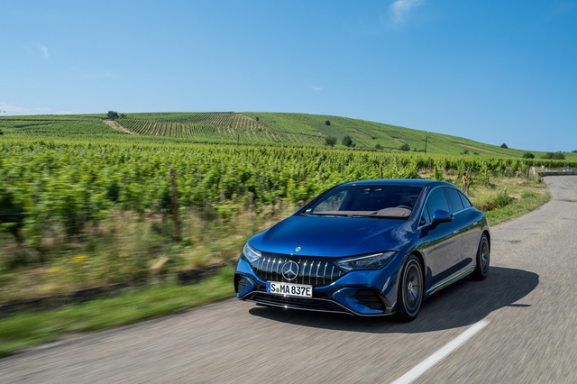 ▲ 벤츠가 고성능 전기 세단 'AMG EQE'를 국내 공식 출시했다. ⓒ벤츠코리아