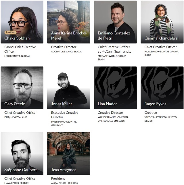 ▲ 다이렉트 라이언즈(Direct Lions) 심사위원단. ⓒCannes Lions