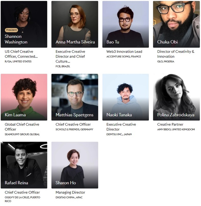 ▲ 모바일 라이언즈(Mobile Lions) 심사위원단. ⓒCannes Lions