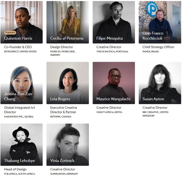 ▲ 디자인 라이언즈(Design Lions) 심사위원단. ⓒCannes Lions