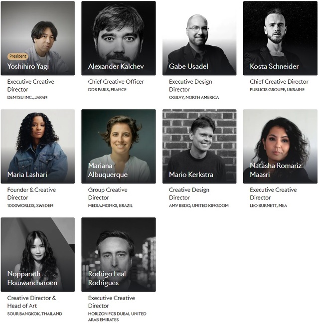 ▲ 인더스트리 크래프트 라이언즈(Industry Craft Lions) 심사위원단. ⓒCannes Lions