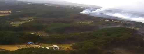 ▲ 강릉 산불 현장.ⓒ강원도