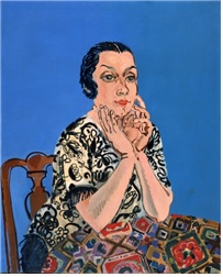 ▲ '에밀리엔 뒤피의 초상 Portrait of Emilienne Dufy', 1930 © Musée des Beaux-Arts Jules Chéret, Nice / © ADAGP, Paris