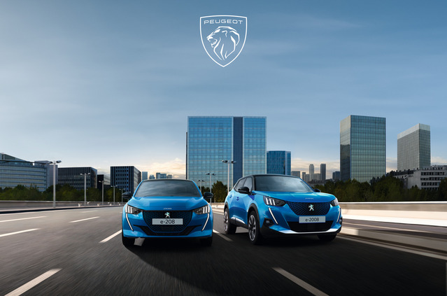 ▲ 푸조 e-208과 e-2008 SUV 모습. ⓒ스텔란티스코리아