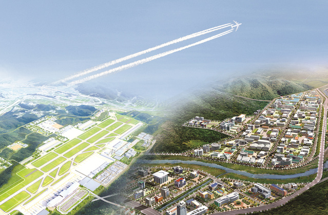 ▲ 공항 신도시 조감도.ⓒ경북도