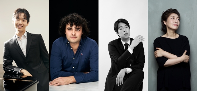 ▲ 왼쪽부터 이혁·마르틴 가르시아 가르시아·박재홍·백혜선.ⓒ세종문화회관