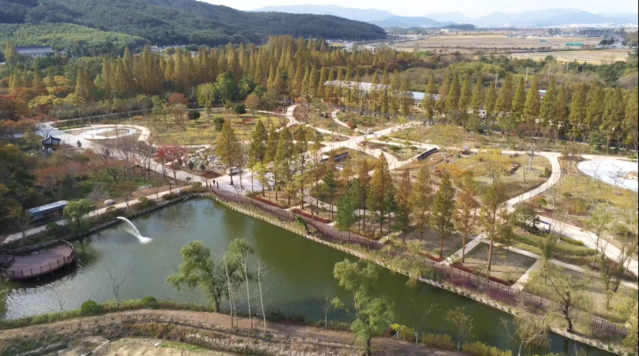 ▲ ‘경북천년숲정원’ 전경.ⓒ경북도