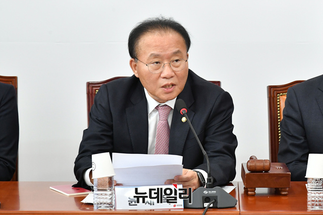 ▲ 윤재옥 국민의힘 원내대표.ⓒ이종현 기자