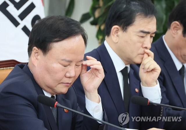▲ 김재원·태영호 국민의힘 최고위원.(왼쪽부터)ⓒ연합뉴스