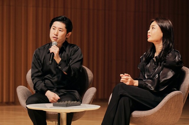 ▲ 롯데콘서트홀 '인 하우스 아티스트'로 선정된 피아니스트 이진상과 바이올리니스트 윤소영.ⓒ롯데문화재단