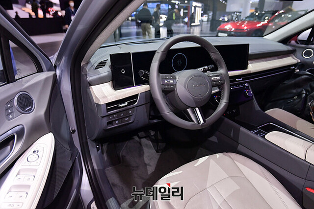 ▲ 쏘나타 디 엣지의 내부 모습. 
 ⓒ뉴데일리DB