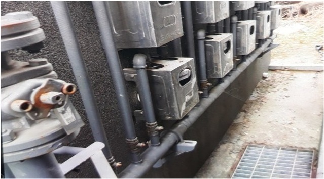 ▲ 60대 A 씨가 망가뜨린 가스밸브.ⓒ대전경찰청