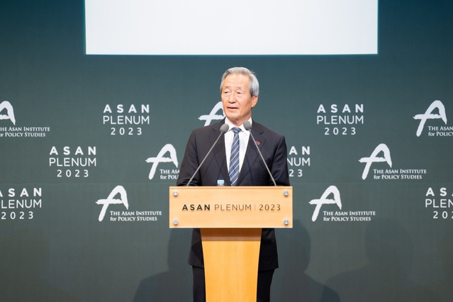 ▲ 정몽준 아산정책연구원 명예이사장. ⓒ아산정책연구원