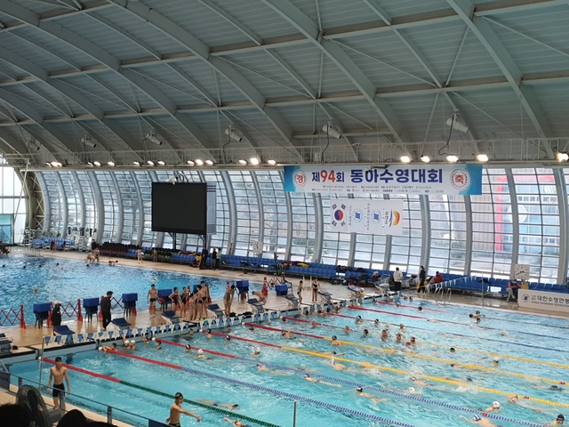 ▲ 제95회 동아수영대회가 김천실내수영장에서 오는 5월 1일부터 5일까지 열린다.ⓒ김천시