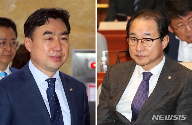 ▲ 더불어민주당 윤관석 의원(왼쪽)과 이성만 의원(오른쪽). ⓒ뉴시스
