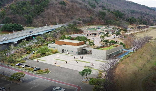 ▲ 석장리 유적 방문자센터 조감도.ⓒ공주시