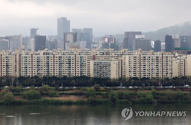 ▲ 서울 압구정동 아파트단지 전경. ⓒ연합뉴스