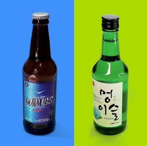 ▲ 한 반려동물 쇼핑몰에서 판매 중인 강아지 소주, 맥주 제품.ⓒ네이버쇼핑 캡처