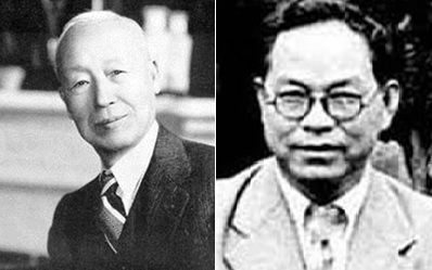 ▲ 1945년 10월29일 돈암장에서 단독 면담한 이승만 박사와 조선공산당 박헌영(오른쪽). 처음이자 마지막 만남이었다ⓒ뉴데일리DB