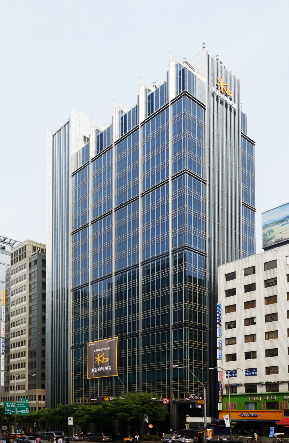 ▲ KB손해보험 본사 사옥 전경.ⓒKB손해보험