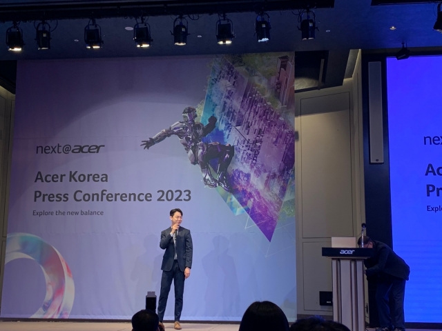 ▲ 웨인 니엔 에이서 한국법인 대표. ⓒ이성진 기자