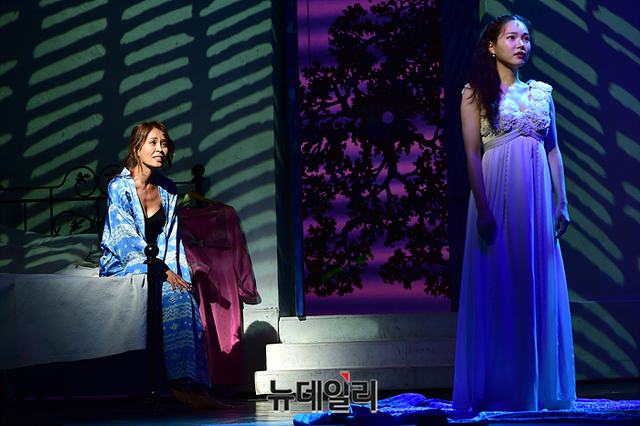 ▲ 뮤지컬 '맘마미아!' 공연 장면(최정원·최태이).ⓒ민도현 기자