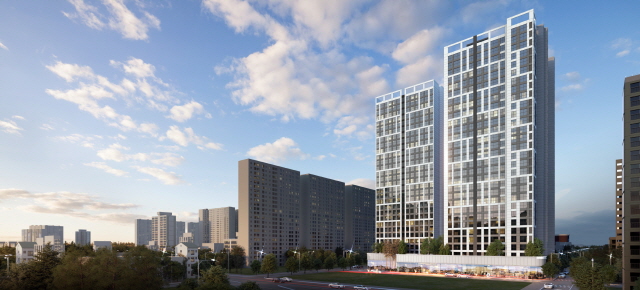 ▲ 명학시장구역 가로주택정비사업 투시도. ⓒ중흥토건