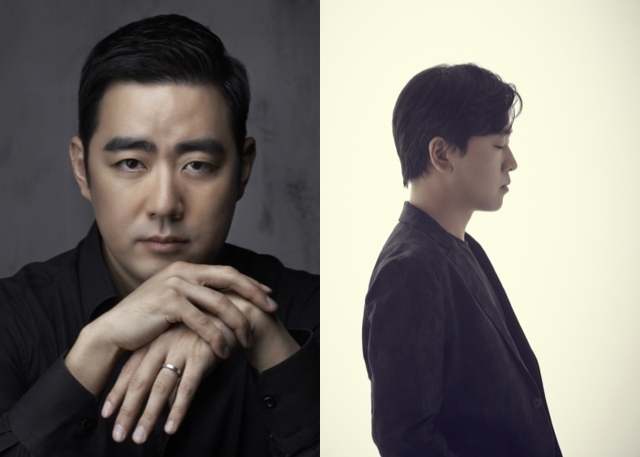 ▲ 지휘자 최수열(왼쪽)과 피아니스트 손민수.ⓒ경기아트센터