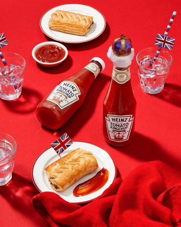 ▲ 찰스 3세 영국 국왕의 즉위를 기념하기 위한 하인즈의 캠페인. ⓒ하인즈