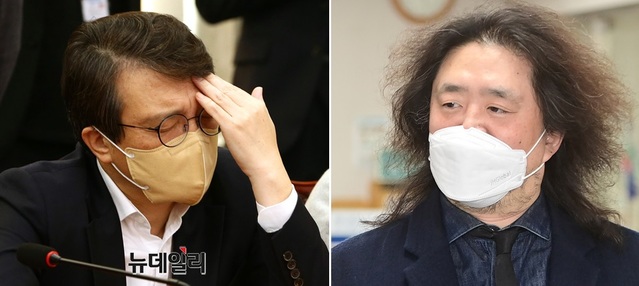 ▲ 김의겸 더불어민주당 의원(좌)과 방송인 김어준. ⓒ뉴데일리
